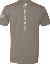 Load image into Gallery viewer, Back view of ColdStrike&#39;s grey mountain music tee for men
