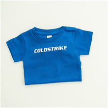 Load image into Gallery viewer, ColdStrike blue onesie front side
