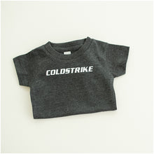 Load image into Gallery viewer, ColdStrike charcoal onesie front side
