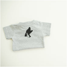 Load image into Gallery viewer, ColdStrike light grey colored onesie back side
