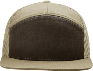 Richardson 168 7P Brown/Khaki (Pick your Logo)