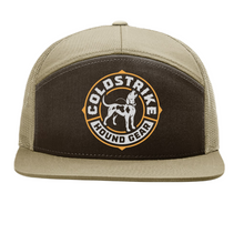 Load image into Gallery viewer, Richardson 168 7P Brown/Khaki (Pick your Logo)
