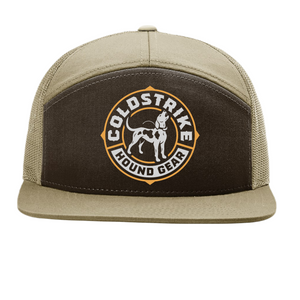 Richardson 168 7P Brown/Khaki (Pick your Logo)