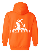 Load image into Gallery viewer, Bobcat Reaper Hoodie Back Logo.
