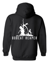 Load image into Gallery viewer, Bobcat Reaper Hoodie Back Logo.
