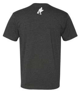 Back view of ColdStrike's charcoal short sleeve shirt for men