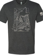 Load image into Gallery viewer, ColdStrike&#39;s charcoal mountain music tee for men
