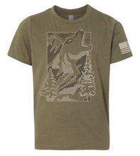 Load image into Gallery viewer, ColdStrike&#39;s olive your mountain music tee
