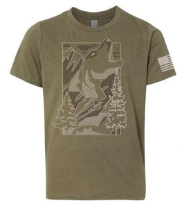 ColdStrike's olive your mountain music tee