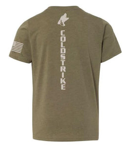 ColdStrike's olive your mountain music tee