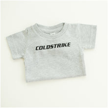 Load image into Gallery viewer, ColdStrike light grey colored onesie front side
