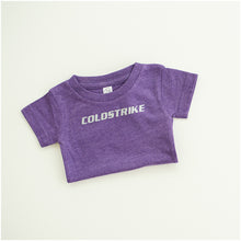 Load image into Gallery viewer, ColdStrike purple colored onesie front side
